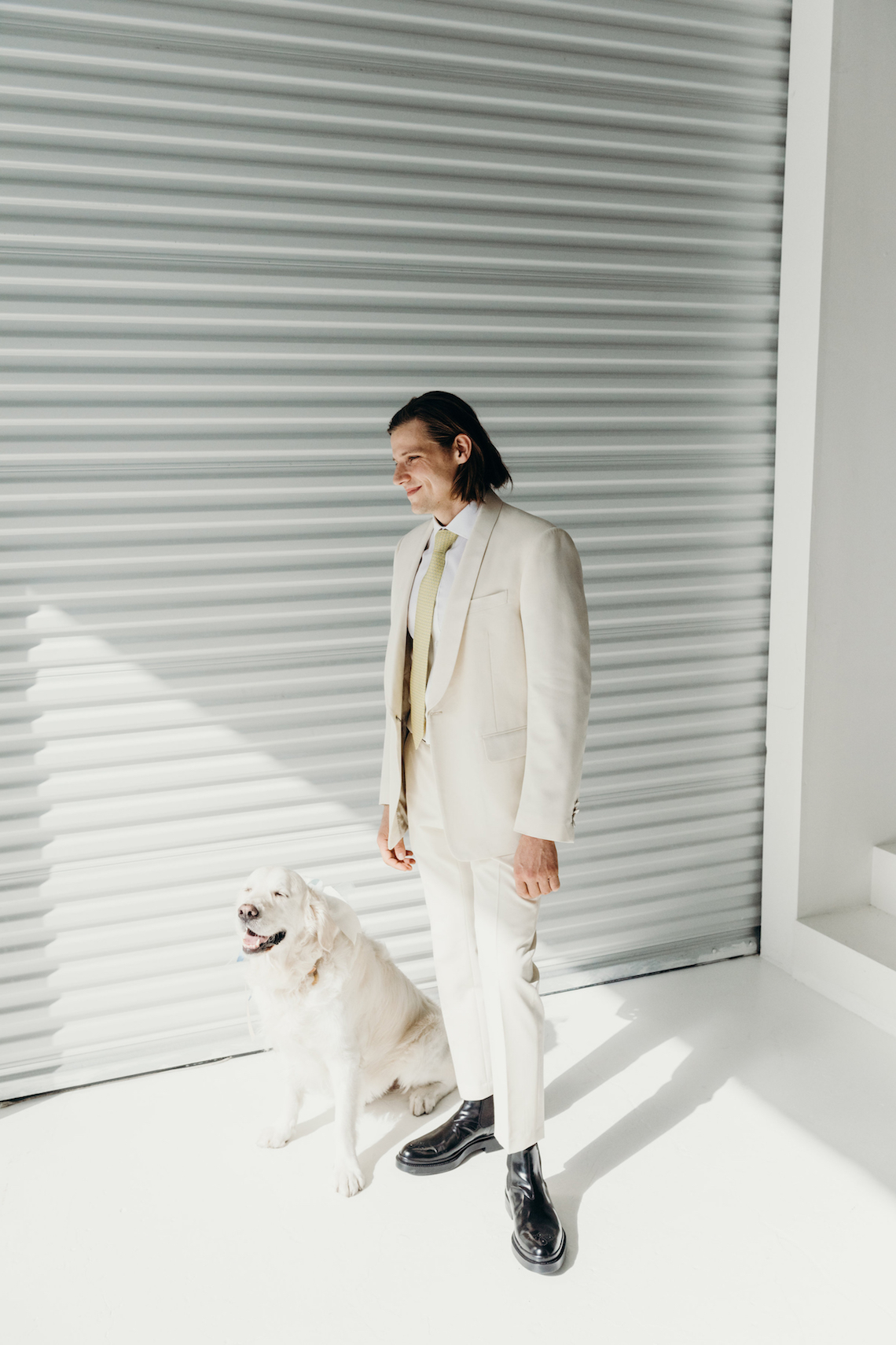 All-White Portland Photo Studio Wedding – Davis Hilton 26