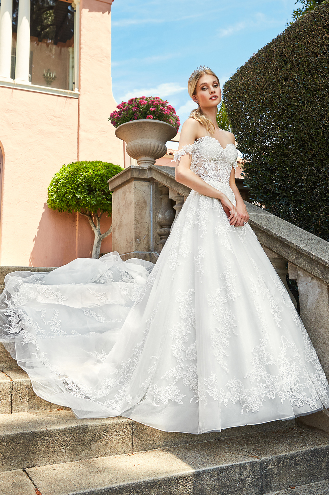10 Stunning Wedding Dresses By Destination – Val Stefani Cortina Dress 1