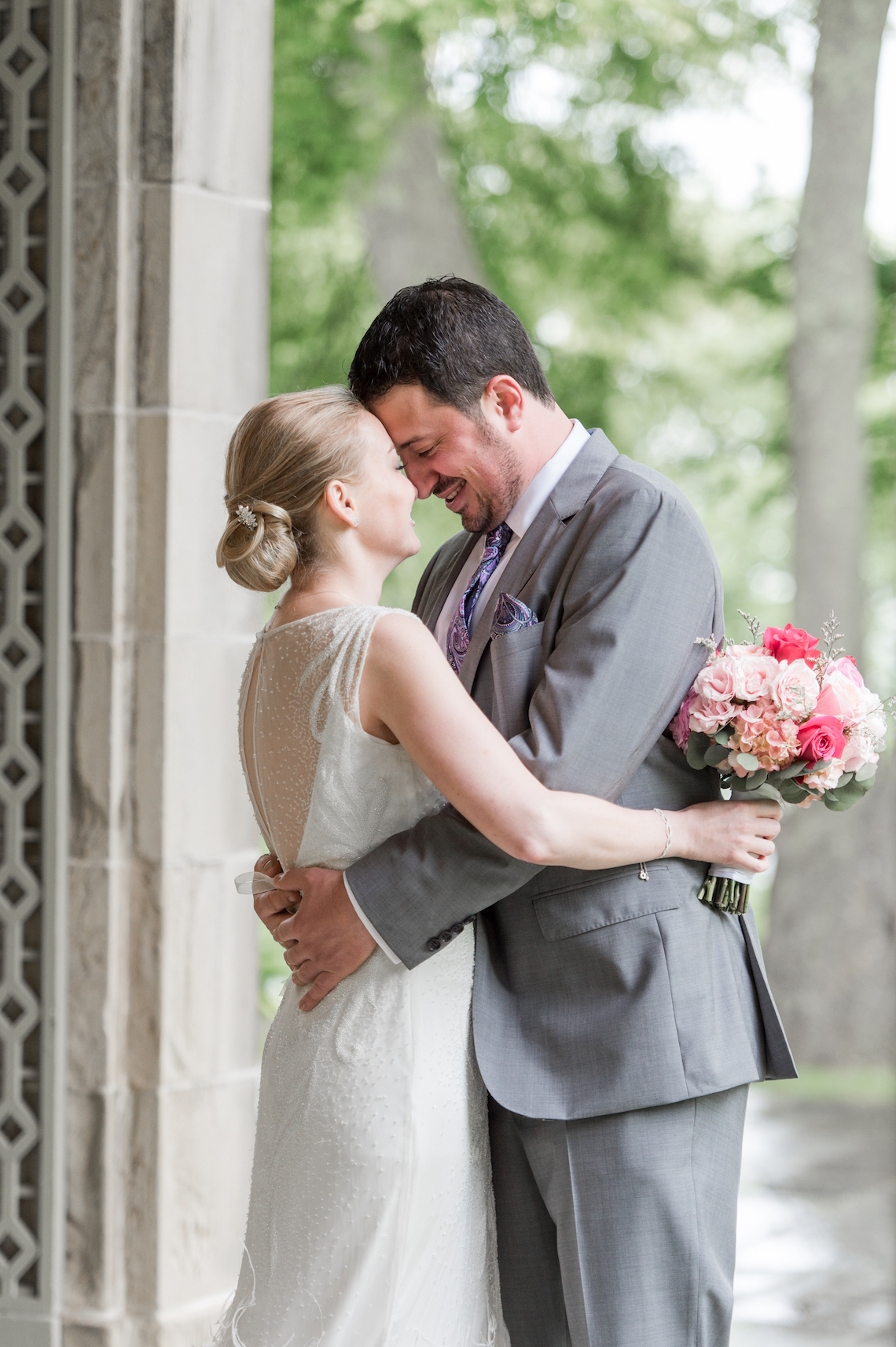 Upscale Art Deco Rhode Island Wedding With A Feathered Dress – Lynne Reznick Photography 8