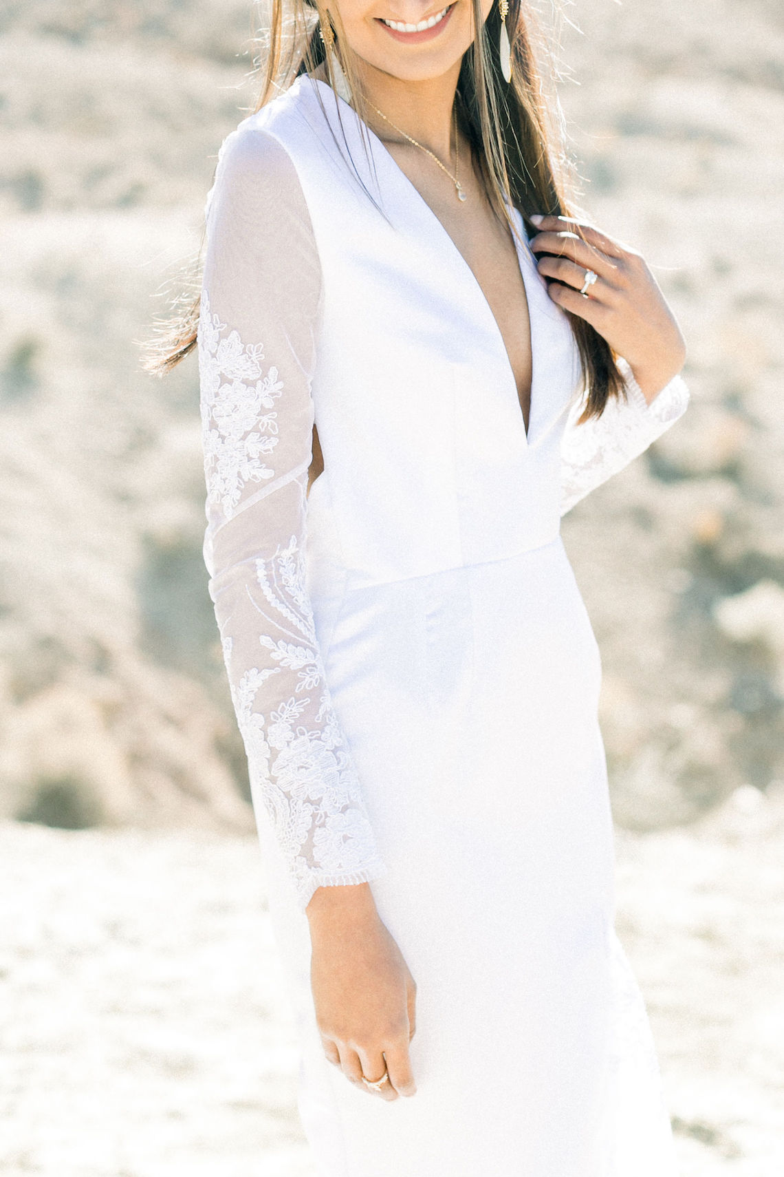 Rainbow Basin Desert Wedding Inspiration with Moon Stationery – Victoria Masai Photography 12