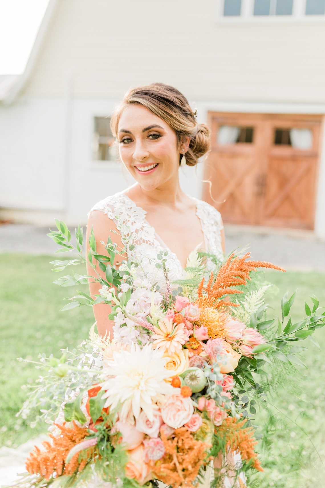 Pretty Pink Barn Wedding Inspiration with Creative Desserts and Cocktails – Brittany Drosos Photography 24