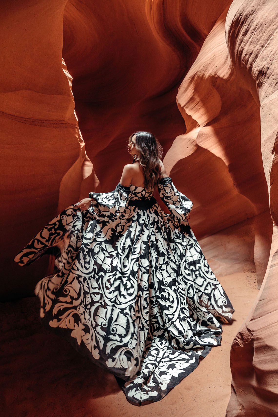 Rue de Seine Moonrise Canyon Wedding Dress Collection – Hayden Midnight Gown 9