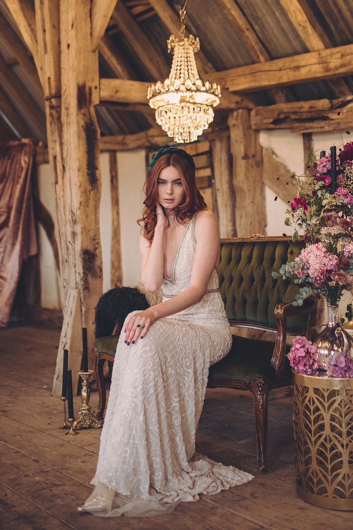 Opulent Barn Holiday Wedding Inspiration – Kerry Ann Duffy Photography 41