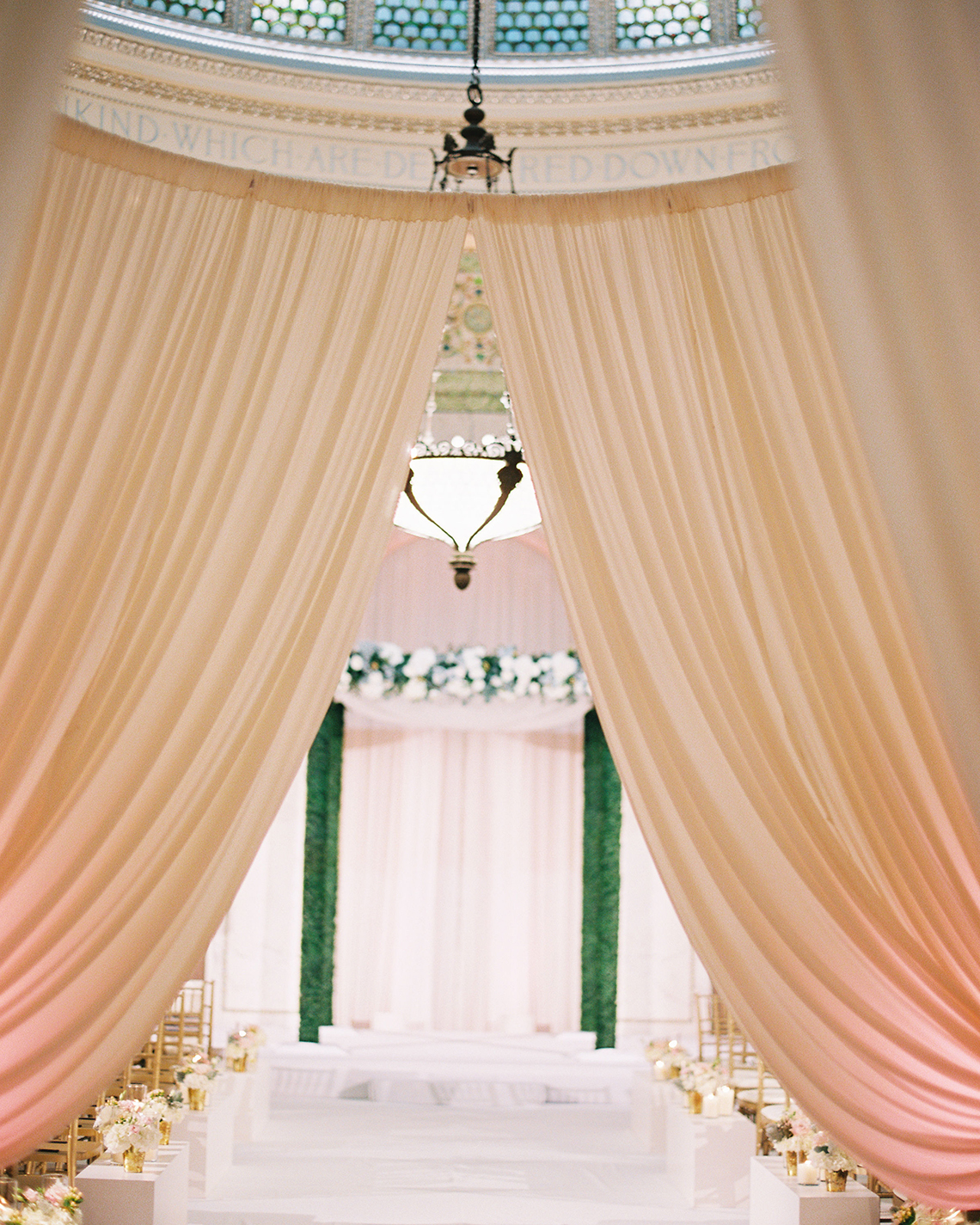 Gorgeous Green and Pink Chicago Ballroom Wedding – Clary Pfeiffer Photography – LOLA Event Productions 22