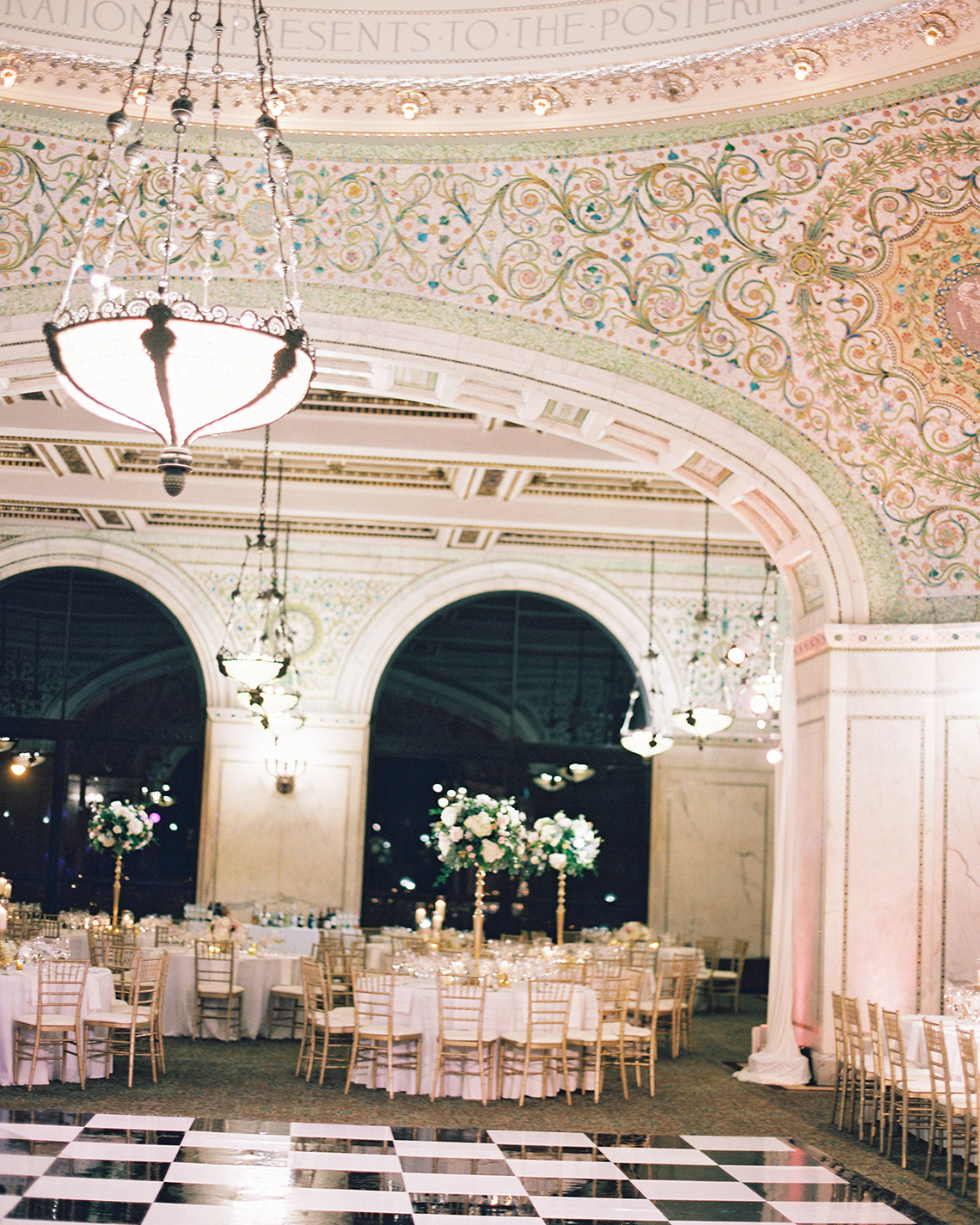 Gorgeous Green and Pink Chicago Ballroom Wedding – Clary Pfeiffer Photography – LOLA Event Productions 33