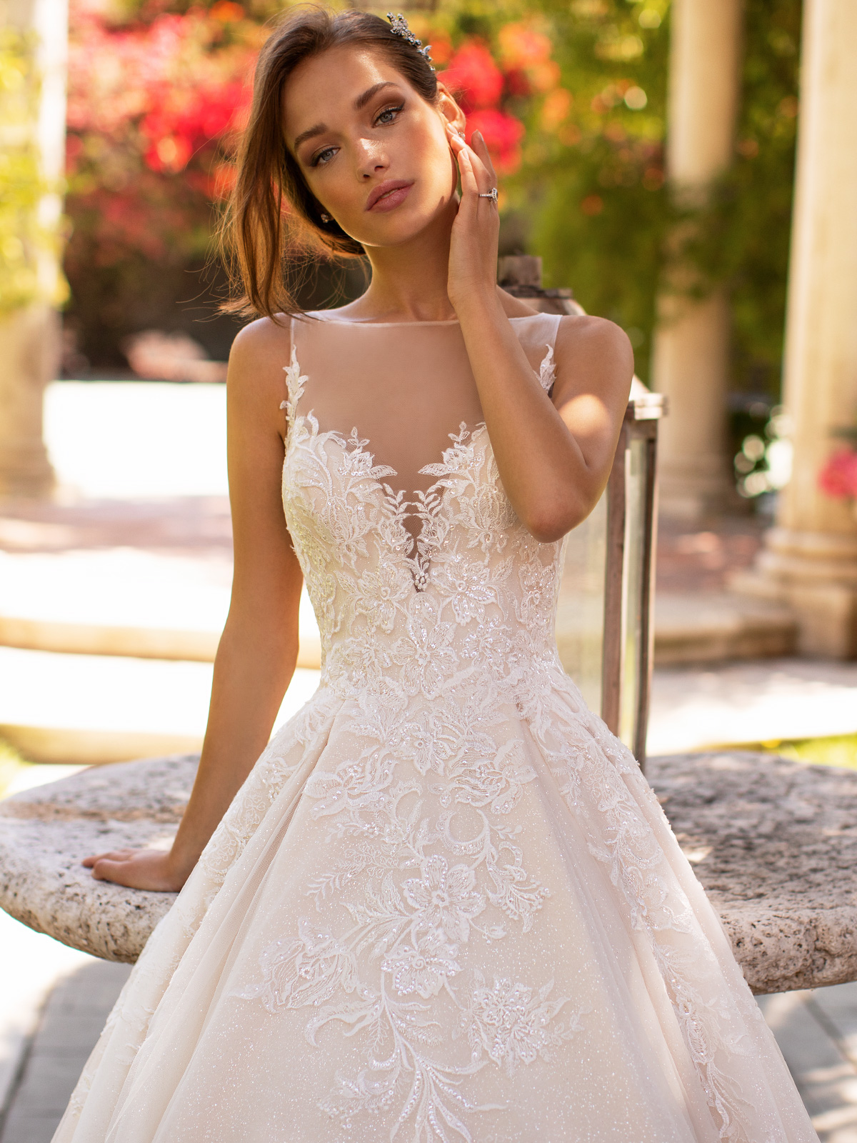 10 Gorgeous Ball Gown Wedding Dresses – Moonlight Bridal – H1425-3QF