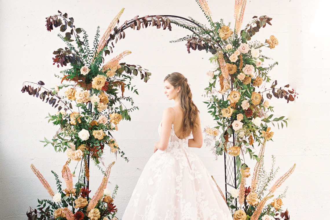 Mauve Fig Wedding Inspiration with a Gorgeous Ballgown Wedding Dress – Maricle King 29