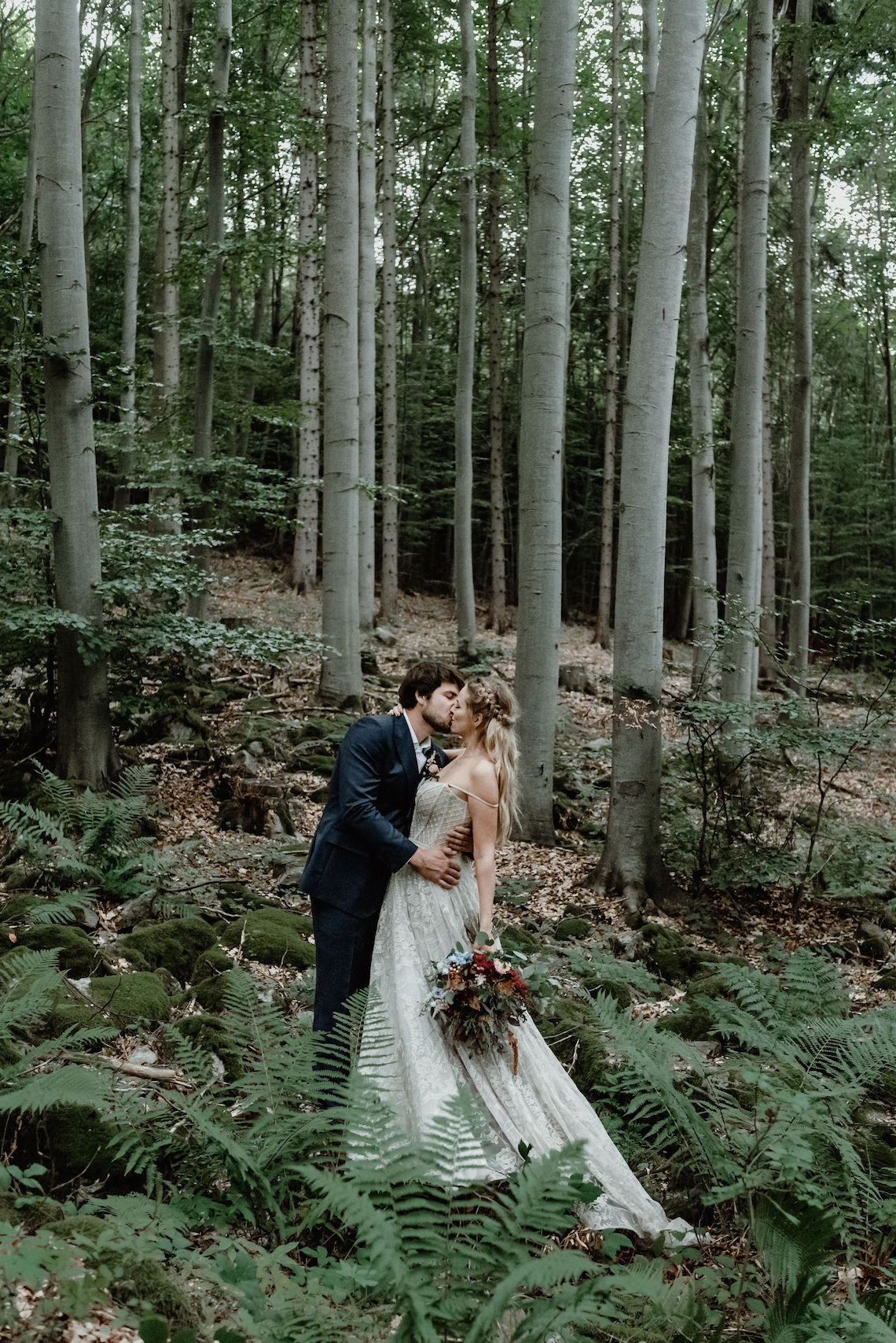 Romantic \u0026 Woodsy Czech Republic Wedding, image size:1140x1707