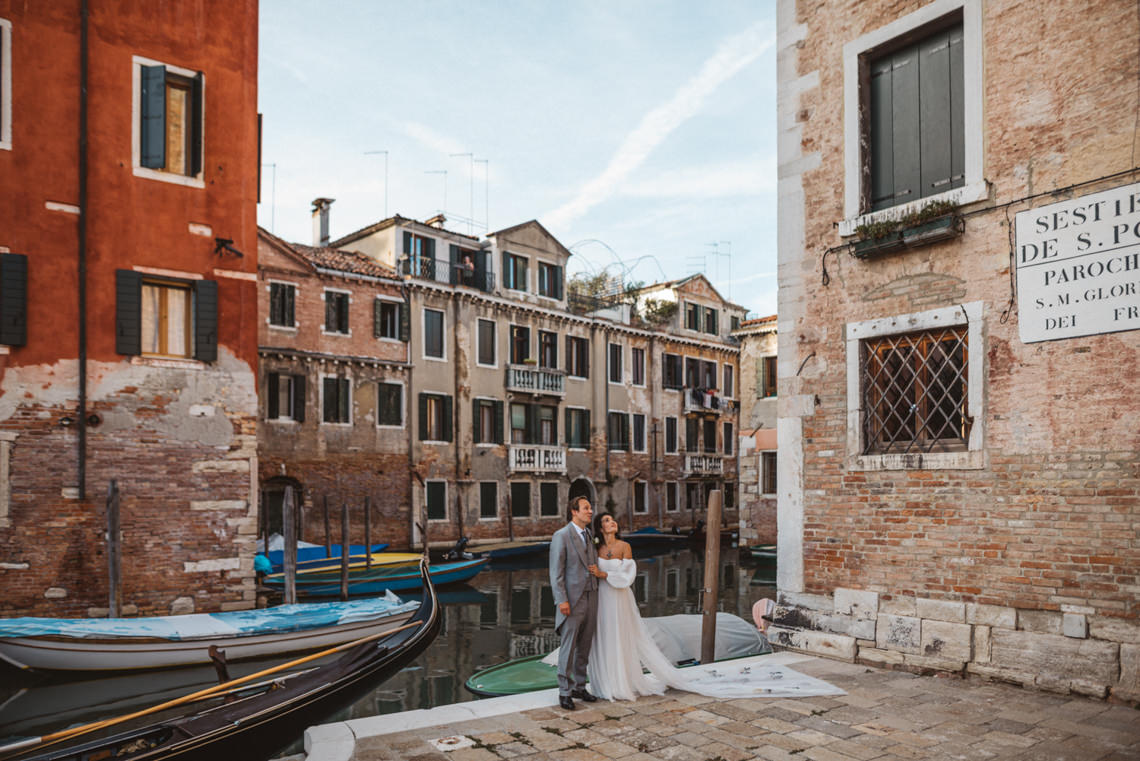 Iconic Venice Italy Wedding With Our Dream Wedding Dress – Katja and Simon Photography 31