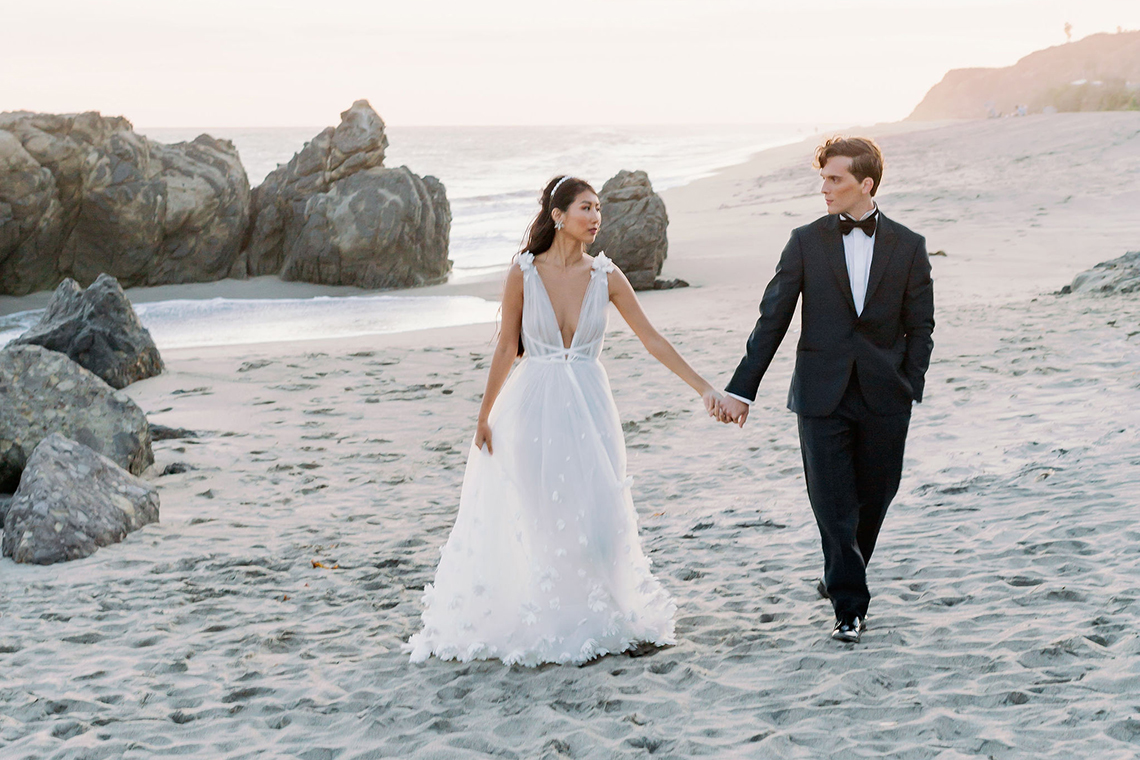 Ethereal Malibu Beach Wedding Inspiration – Courage and Dash Photo 23