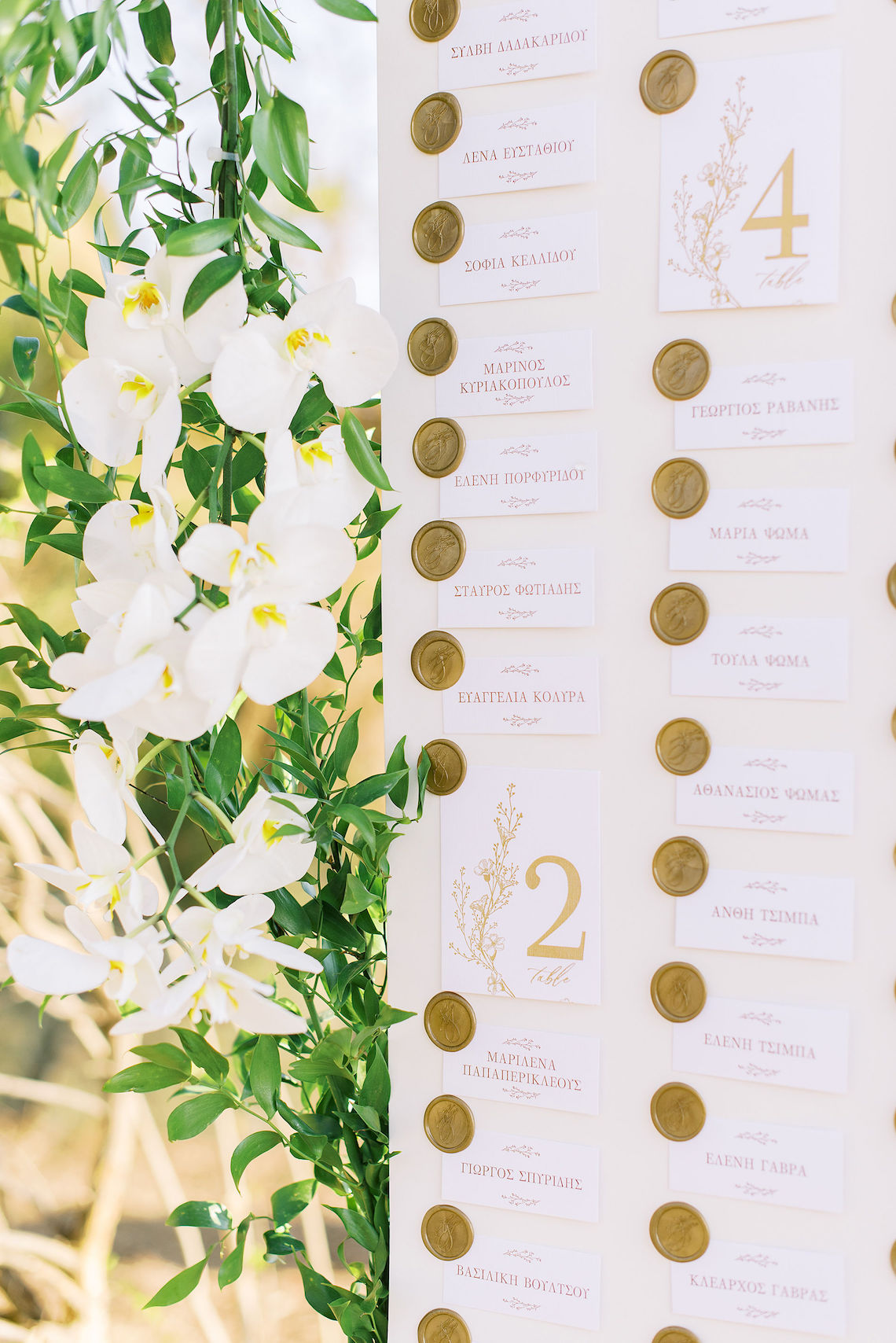 Villa Galini White and Gold Greek Wedding – Soo Events 25