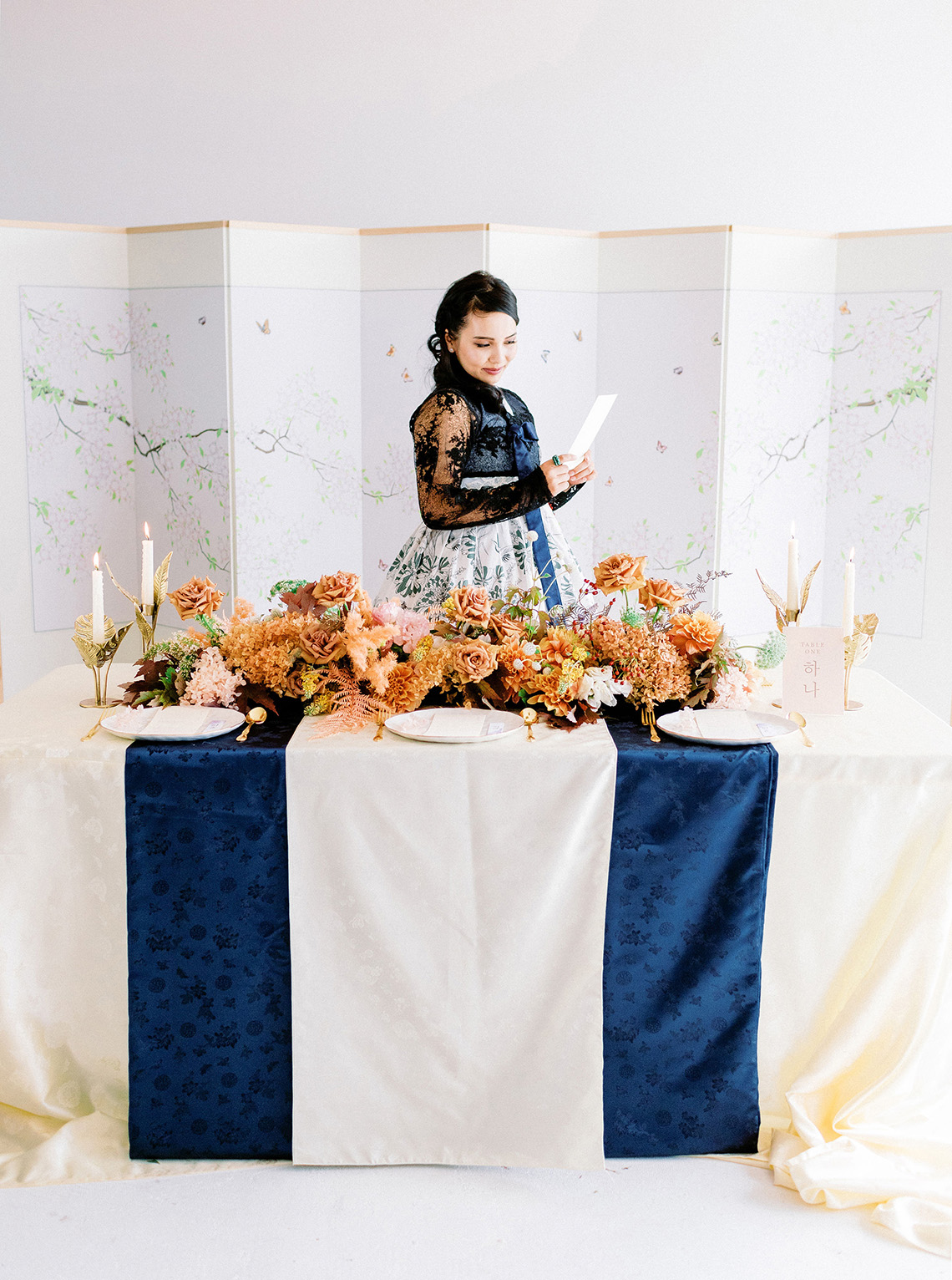 Modern Korean Wedding Inspiration – lilelements – Anadena Photography 73