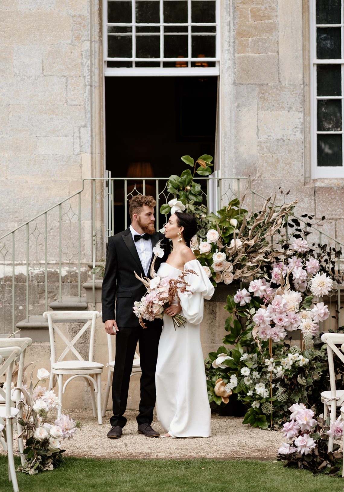 Fashion-forward Countryside Wedding Inspiration – Elmore Court – Laura Martha Photography 21
