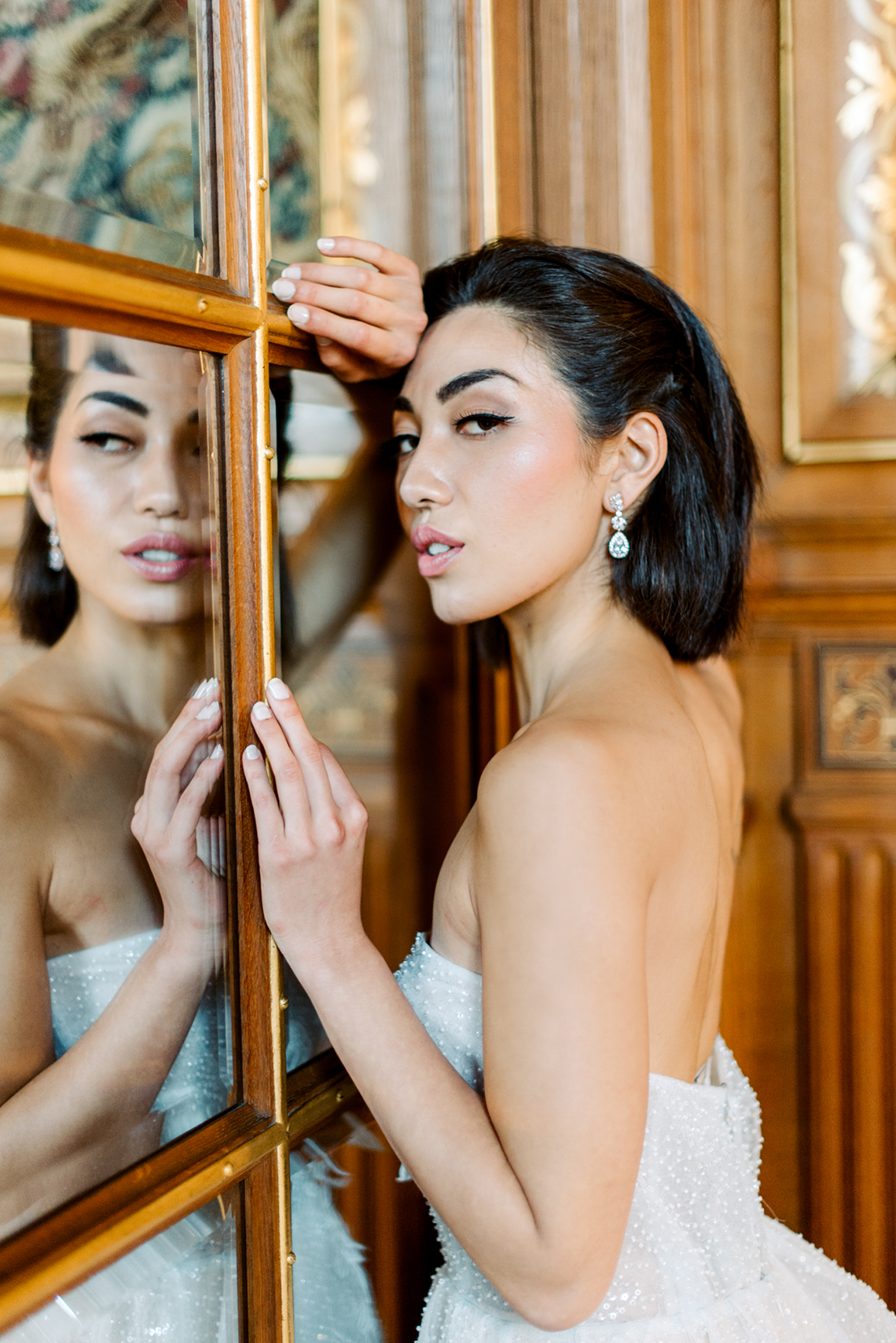 Princess Wedding Inspiration from France – Chateau Chantilly – Elizaveta Photography 27