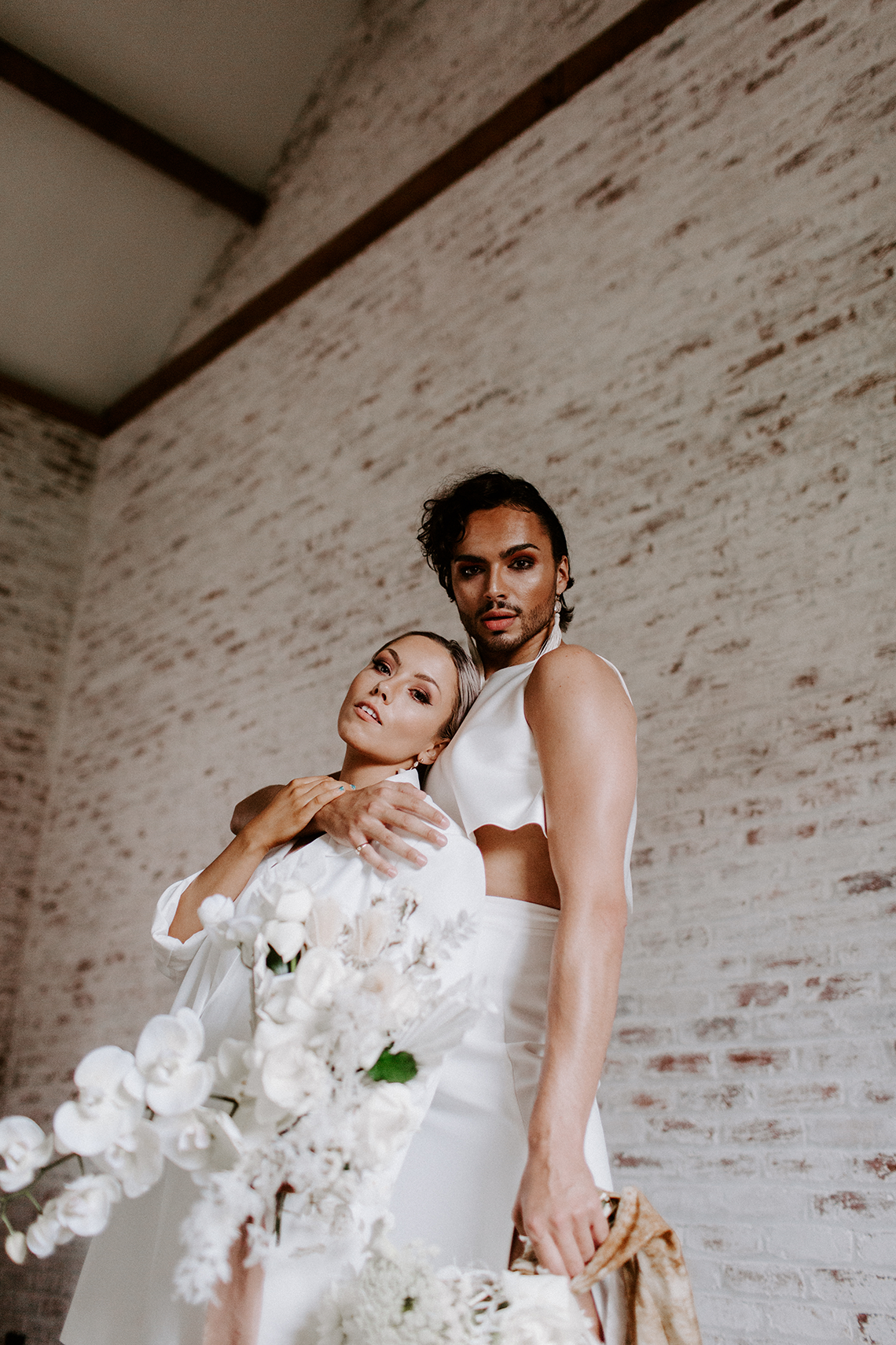 Gender Fluid Wedding Inspiration at Dorfold Hall – Phoebe Jane Photography 40