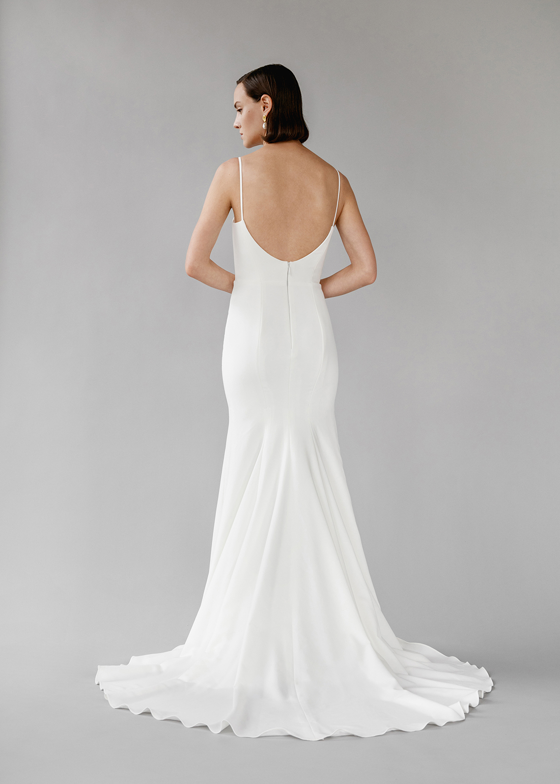 Modern Minimalist 2021 Wedding Dresses by Aesling Bride – Gossamer Dress 3