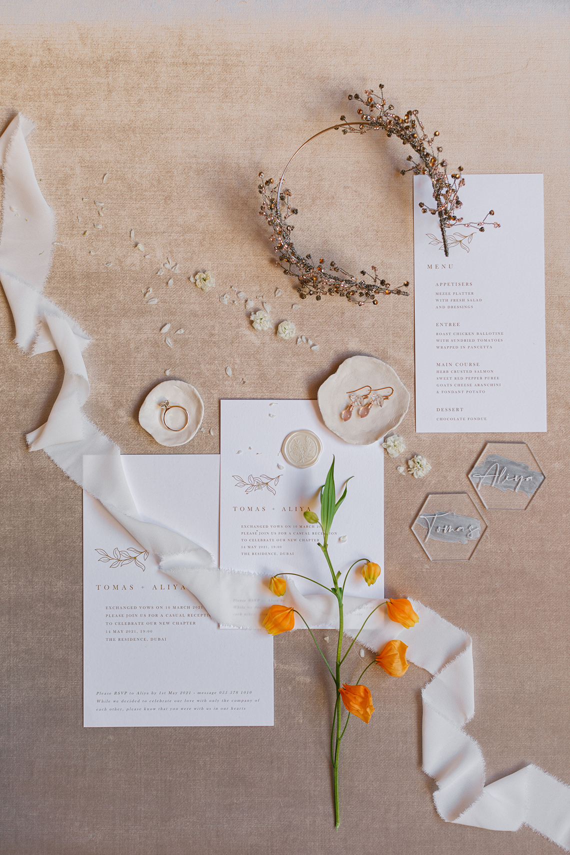 Chic Elopement in the Arabian Desert – Effleurer Photo 34