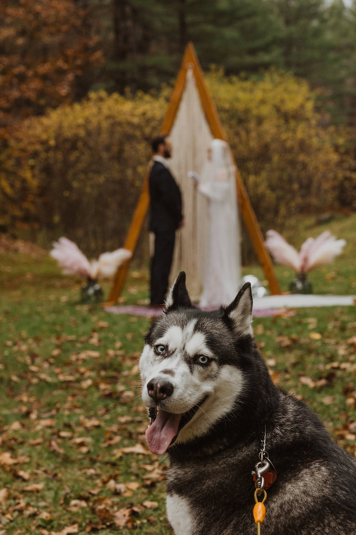 Woodsy Boho Cabin Wedding Inspiration in New Hampshire – Haus of Gravity – Compass Collective 27