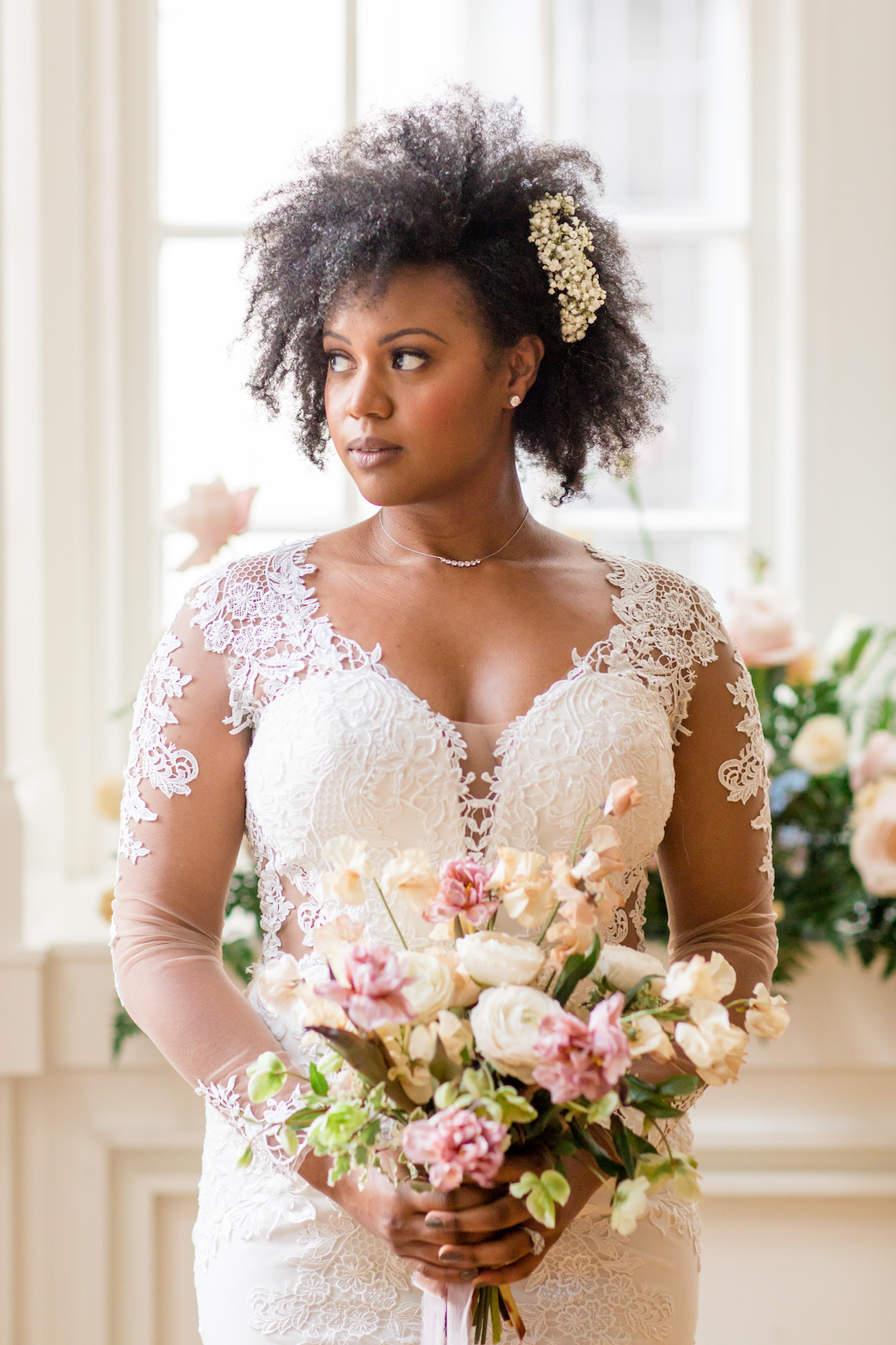 Floral Filled Noelle Hotel Indoor Wedding Inspiration – Krista Joy Photography – Bridal Musings 20